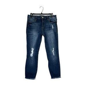 STS Blue Midnight Indigo Distressed Skinny Jeans
